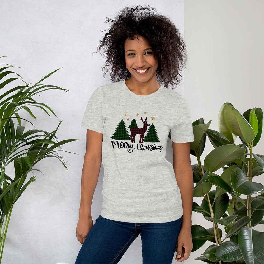 Merry Christmas trees & Reindeer t-shirt