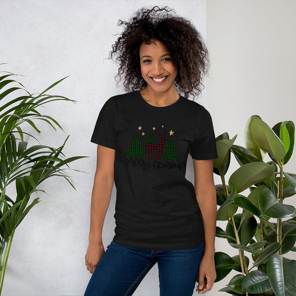 Merry Christmas trees & Reindeer t-shirt