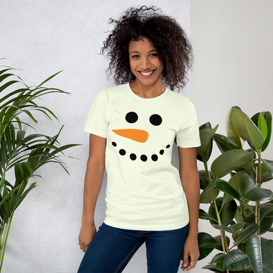 Fun Snowman Face t-shirt