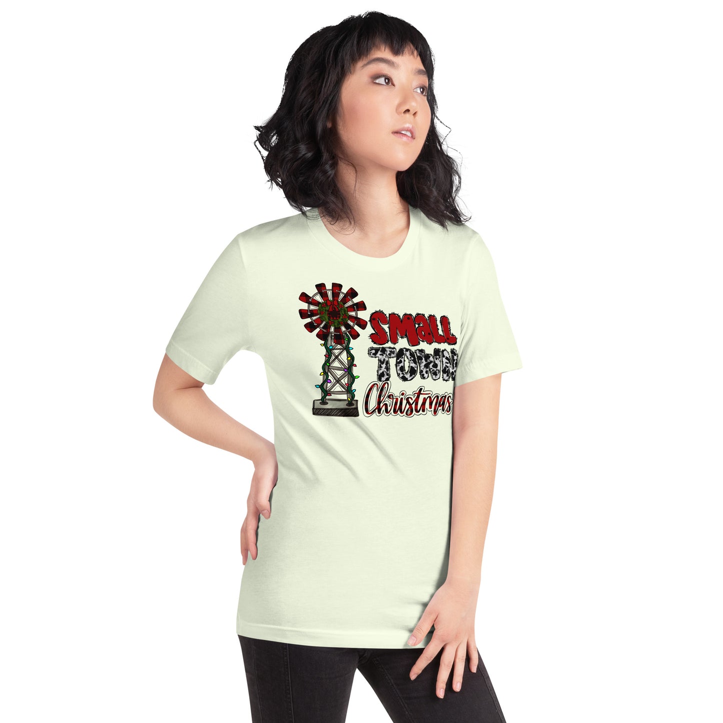 Small town Christmas t-shirt