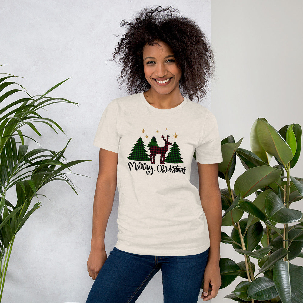 Merry Christmas trees & Reindeer t-shirt