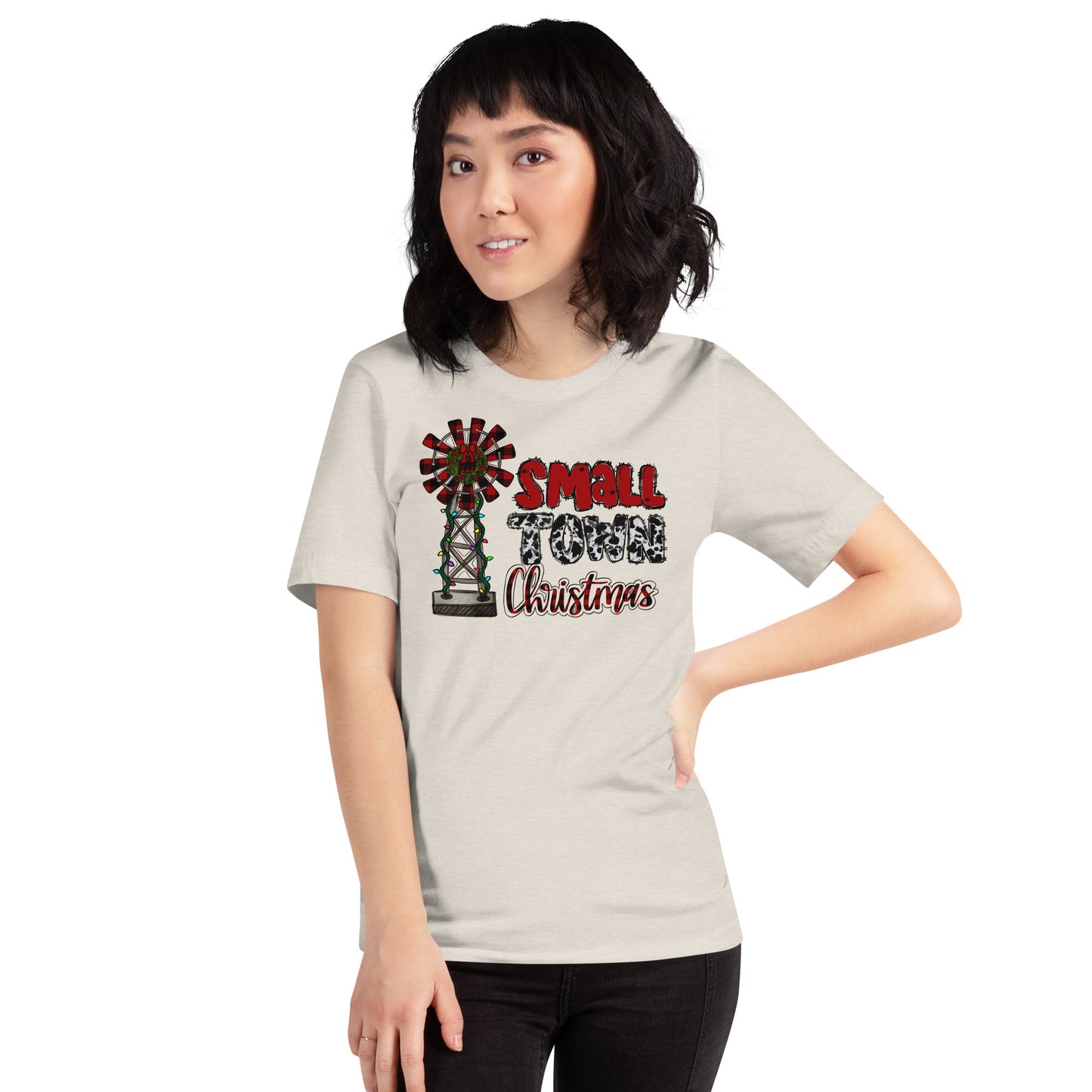 Small town Christmas t-shirt