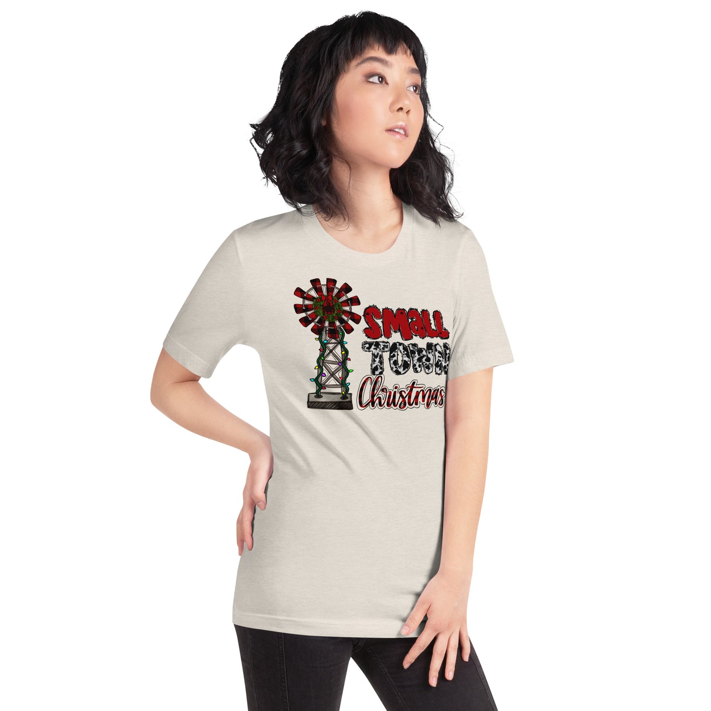 Small town Christmas t-shirt