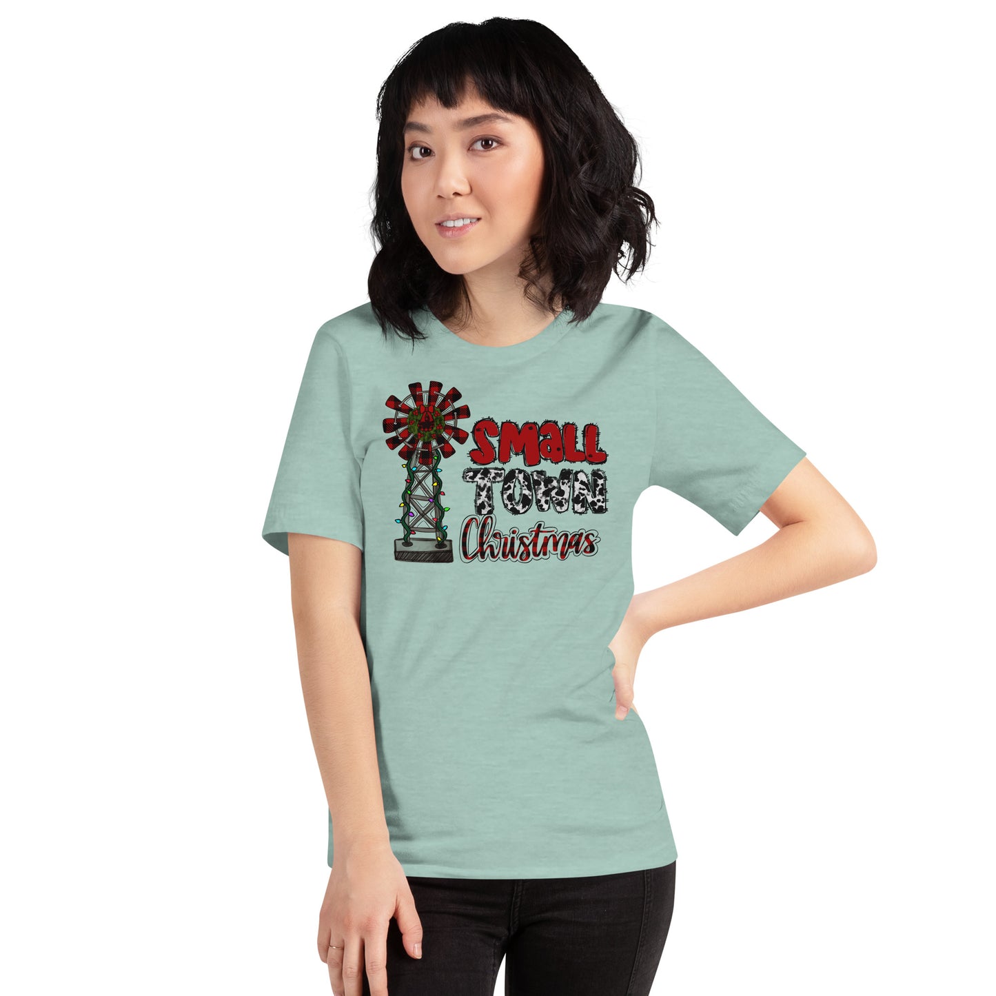 Small town Christmas t-shirt