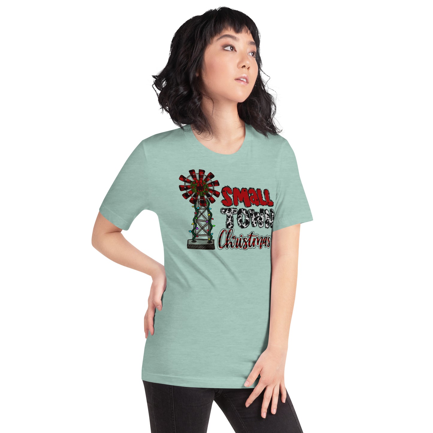 Small town Christmas t-shirt