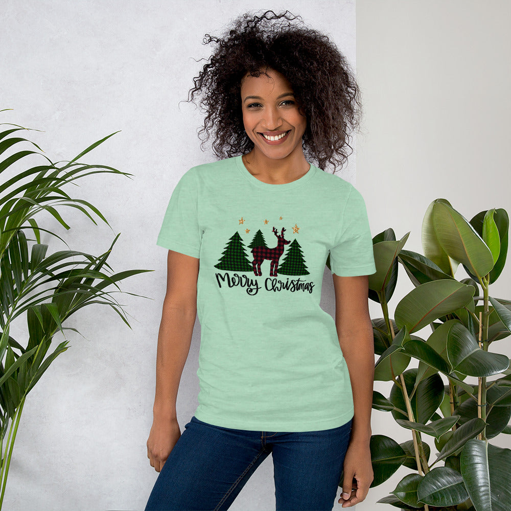 Merry Christmas trees & Reindeer t-shirt