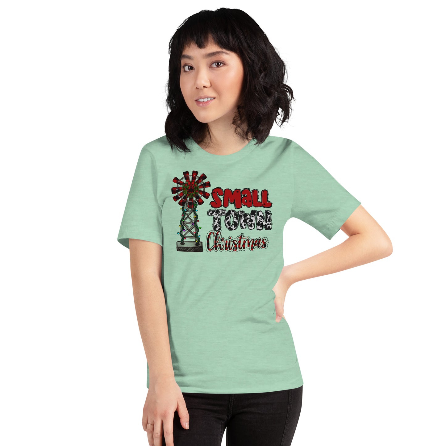 Small town Christmas t-shirt