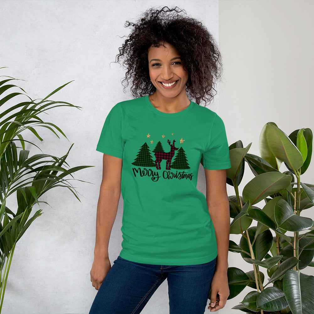 Merry Christmas trees & Reindeer t-shirt