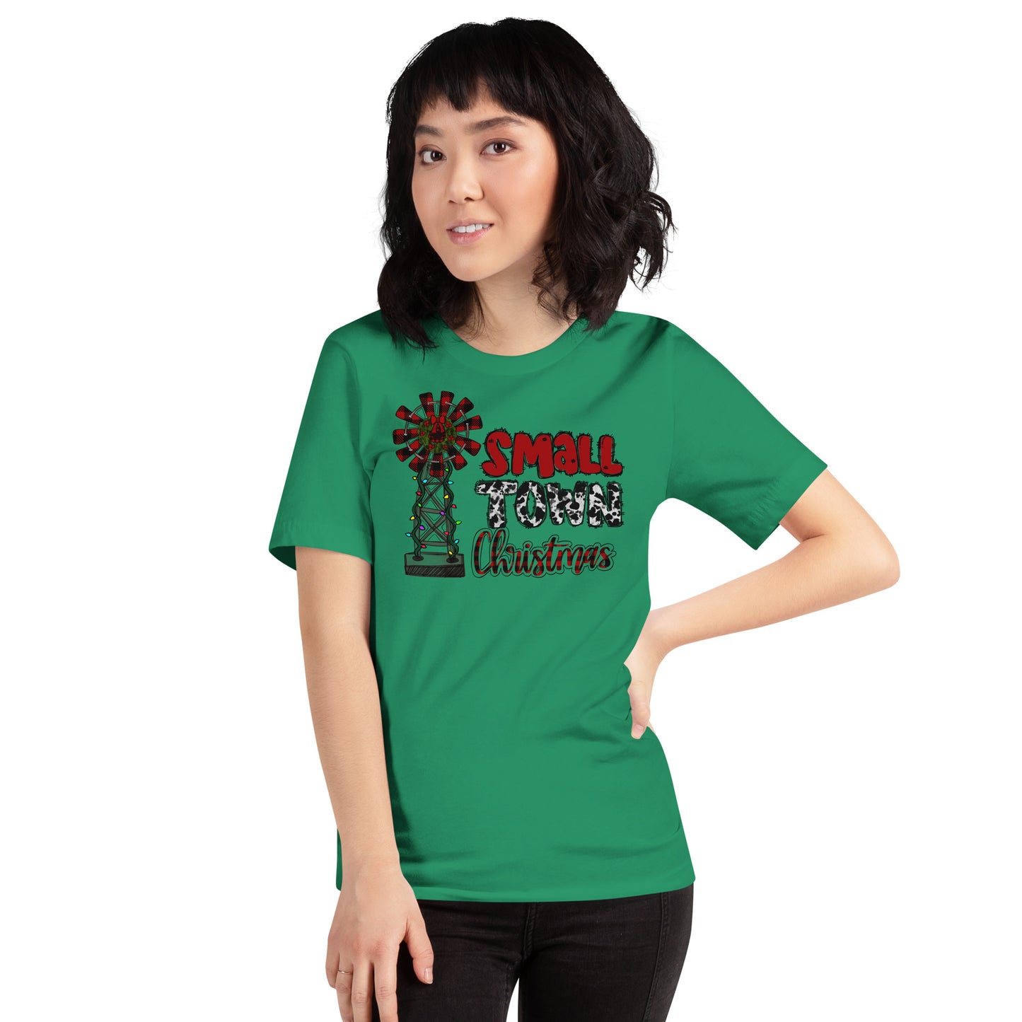 Small town Christmas t-shirt