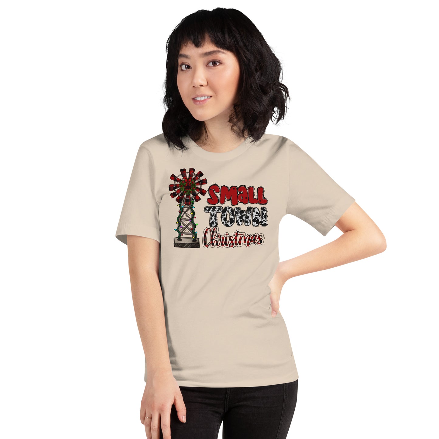 Small town Christmas t-shirt