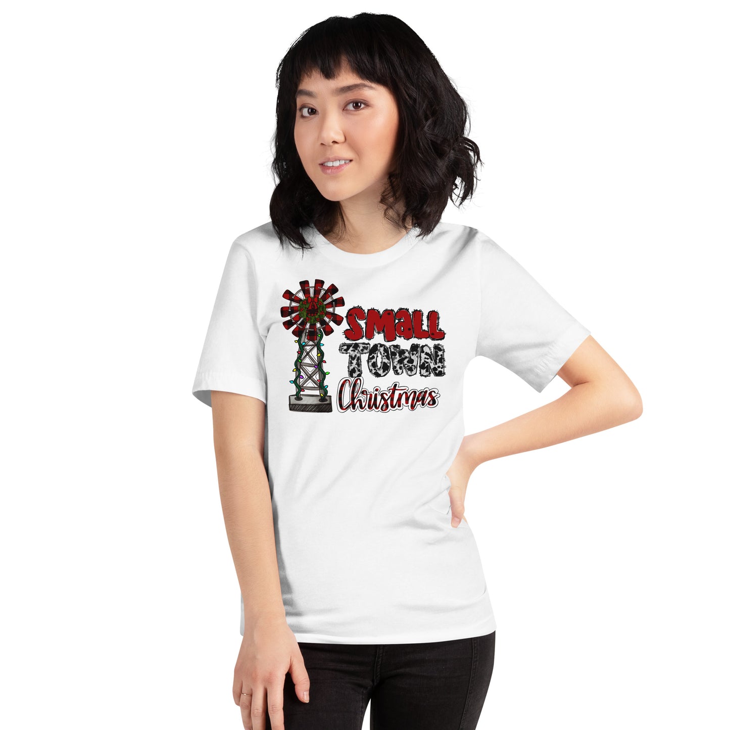 Small town Christmas t-shirt